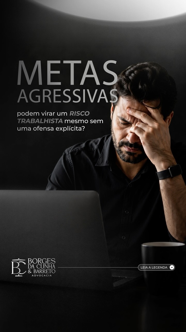Metas agressivas podem virar um risco trabalhista mesmo sem uma ofensa explícita? Cobrar desempenho faz parte da gestão empresarial. A questão está…