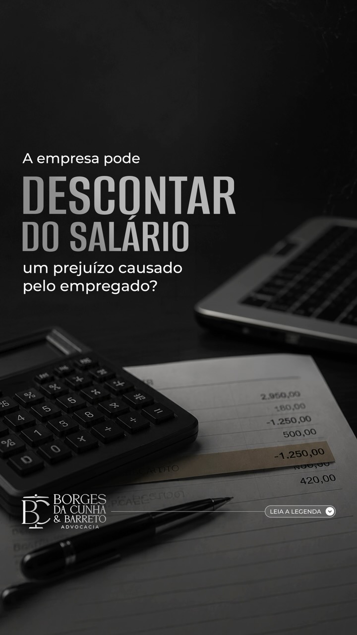 A empresa pode descontar do salário um prejuízo causado pelo empregado? Descobrir um dano e simplesmente transferir seu valor para a folha de…